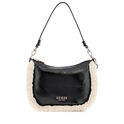 Bolso de Hombro Davika Cremallera Negro Bolso de Hombro Davika Cremallera Negro